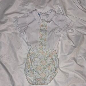 Floral Kids Matching Set - White and Pastel